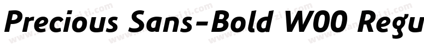 Precious Sans-Bold W00 Regular字体转换